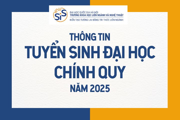 Thông tin tuyển sinh đại học chính quy năm 2025 (dự kiến)